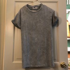 acid wash grey topman shirt